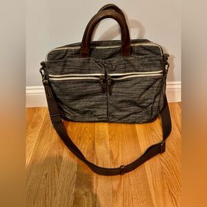 Property of….  marcus trip bag black denim